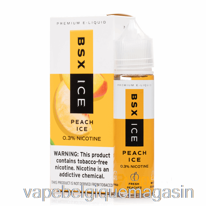 Jus De Vape Glace à La Pêche - Glace Bsx - 60ml 6mg